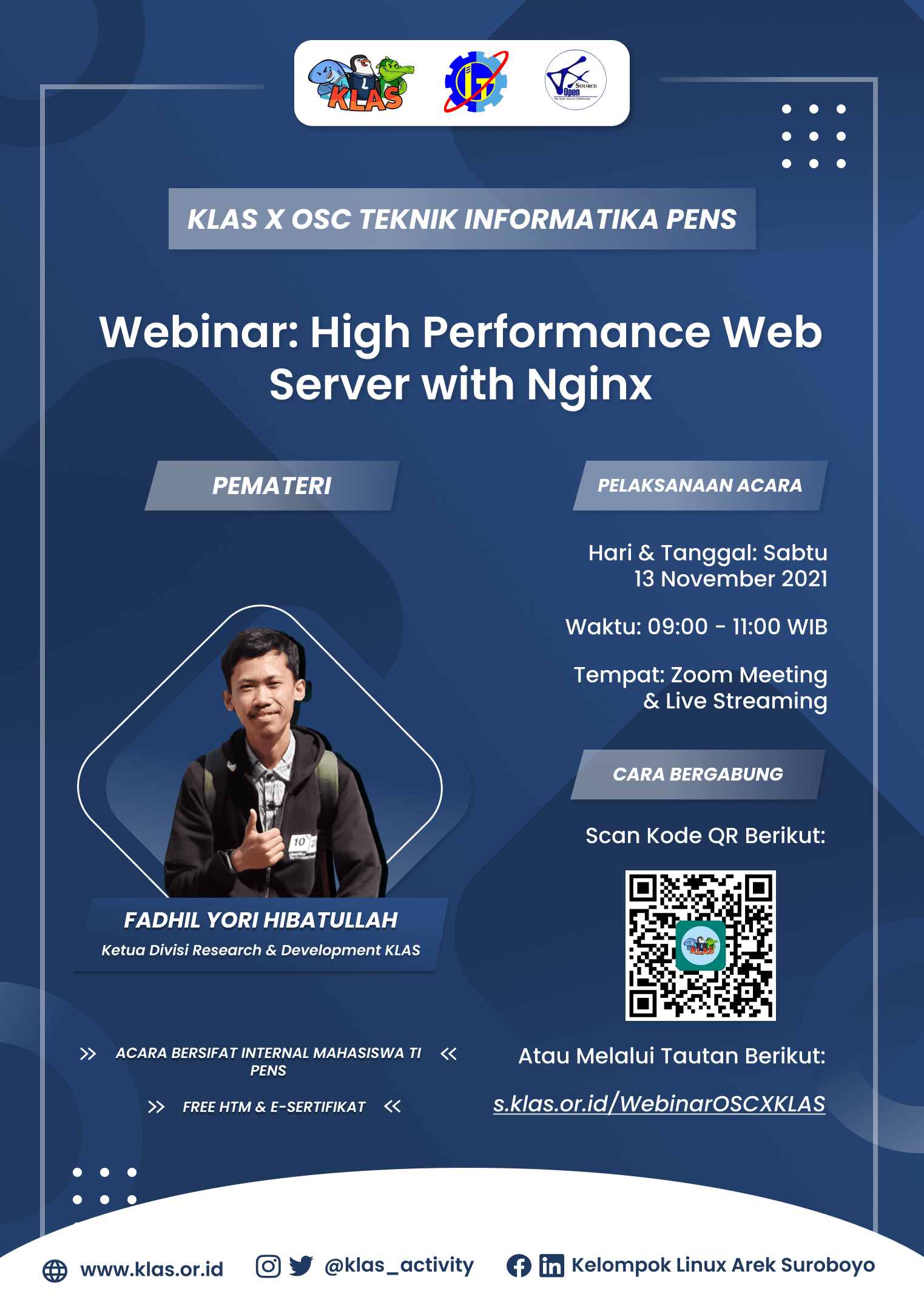 Webinar KLAS X OSC "High Performance Web Server with Nginx"