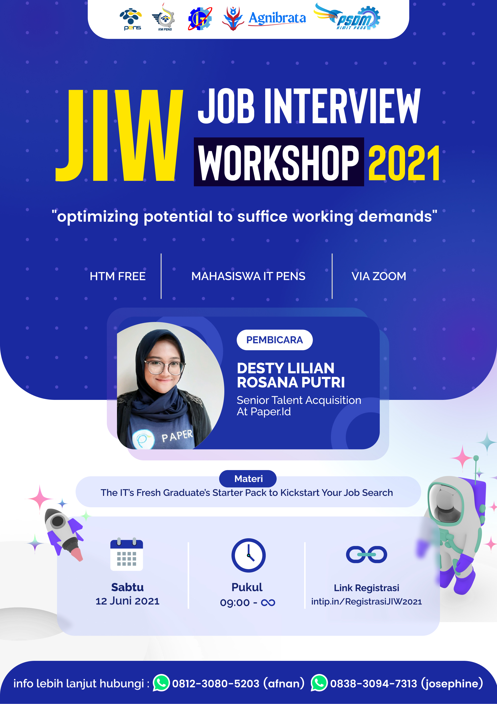 Job Interview Workshop (JIW) 2021